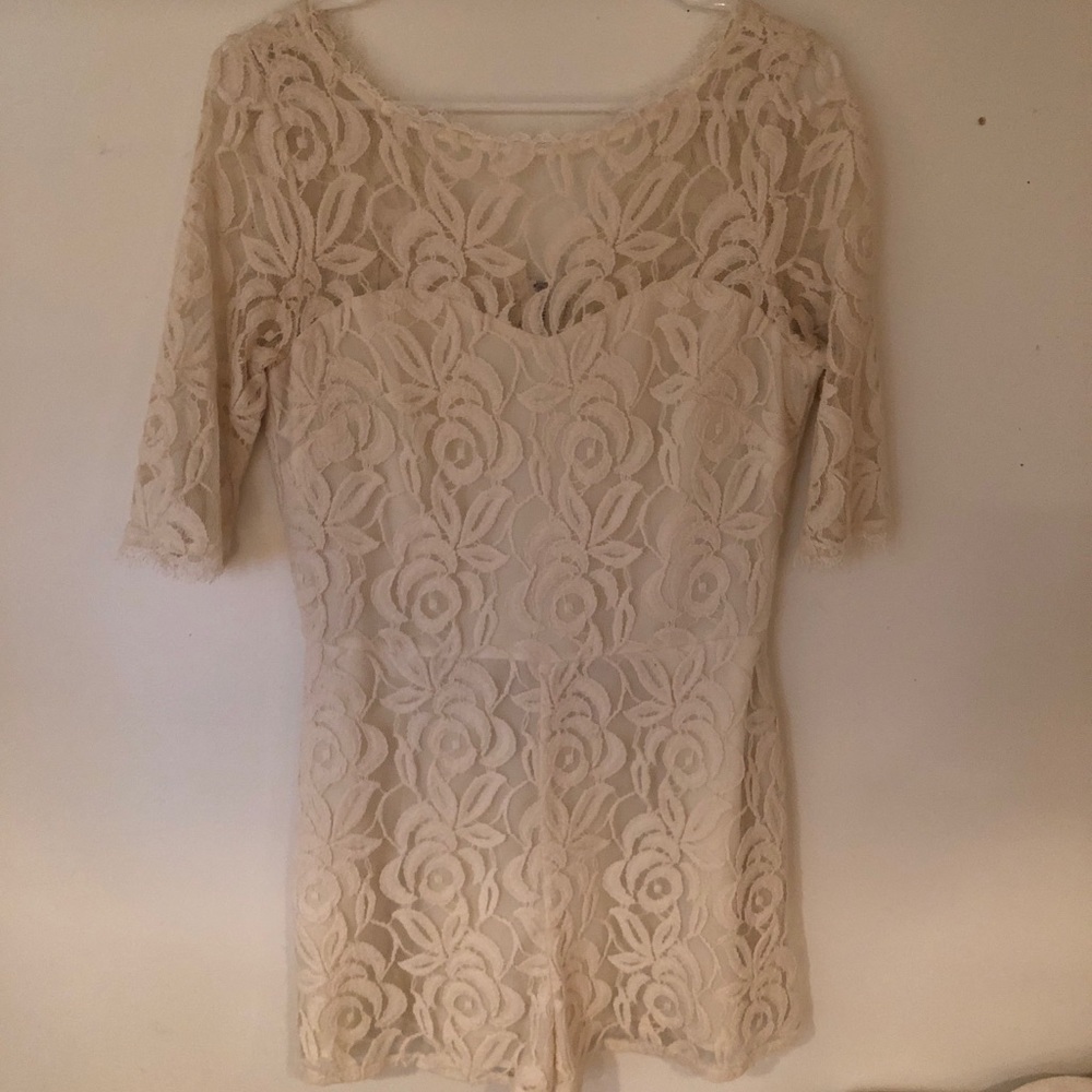 Lace romper